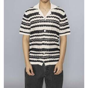 NEW NN07 henry short sleeve shirt in off-white